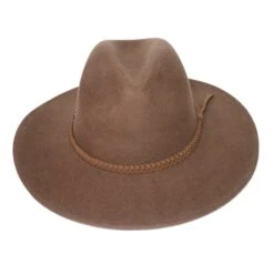 Blake Felt Fedora Hat - Chocolate -Trendy Beach Hat RM902Blake Chocolate 3