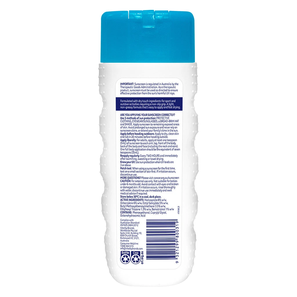 Sport Dry Touch Sunscreen SPF50+ 200ml 4 Sport Dry Touch Sunscreen SPF50+ 200ml - Image 2