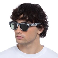 Noddy Youth Sunglasses - Black White Check -Trendy Beach Hat TCC2359493 12NODDYYOUTH